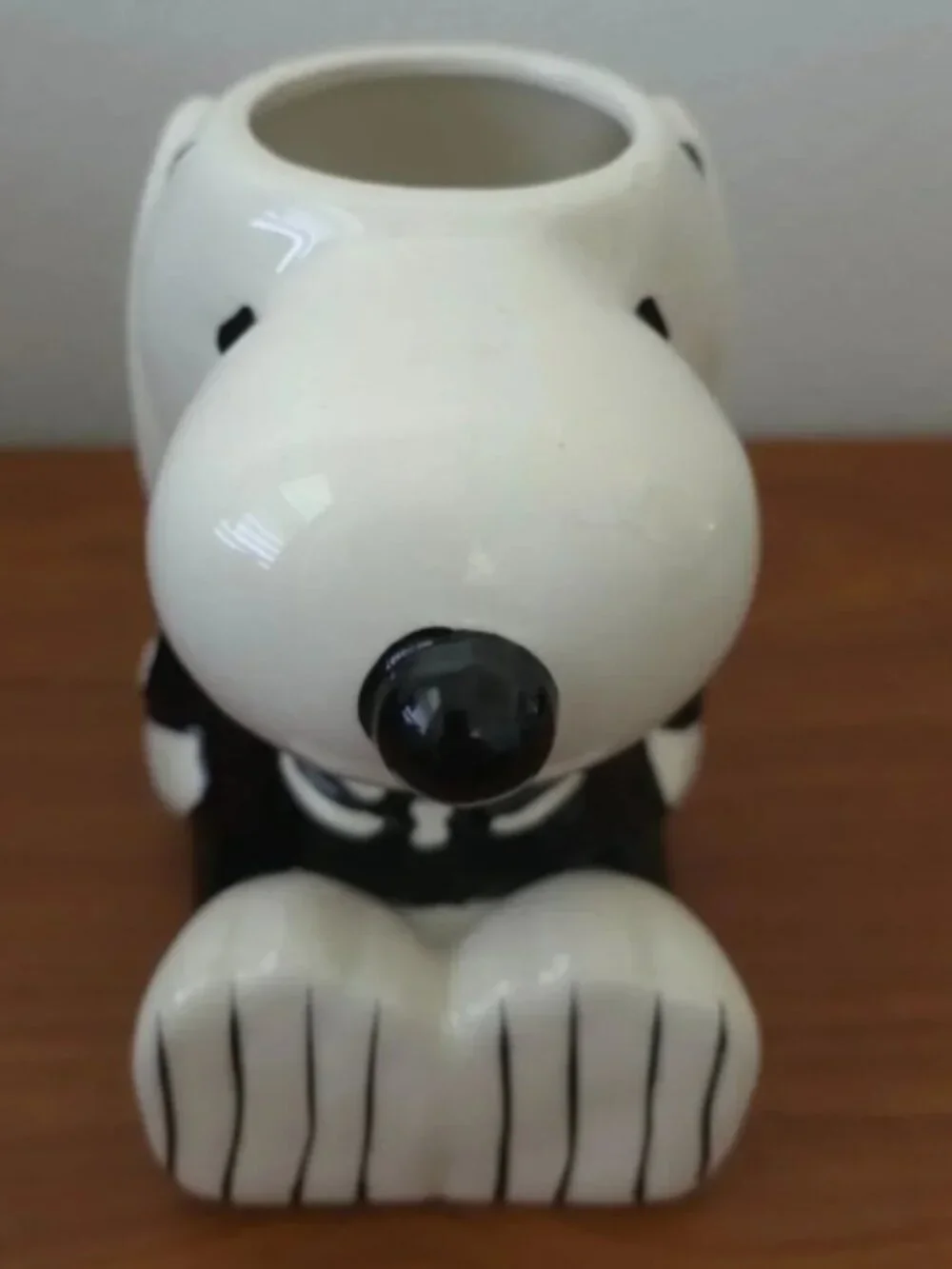 NWT Peanuts SNOOPY Skeleton Hand Painted Ceramic 20oz Mug Collectible by Zrike